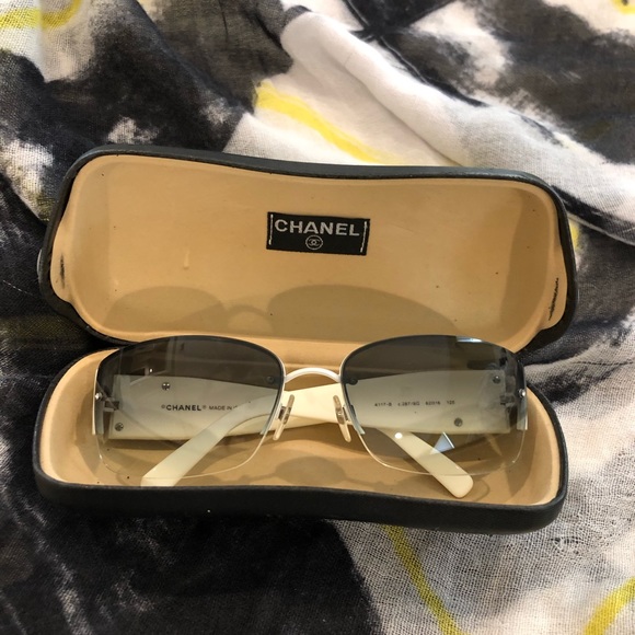 CHANEL Accessories - CHANEL Sunglasses with Swarovsky Crystals 4117B